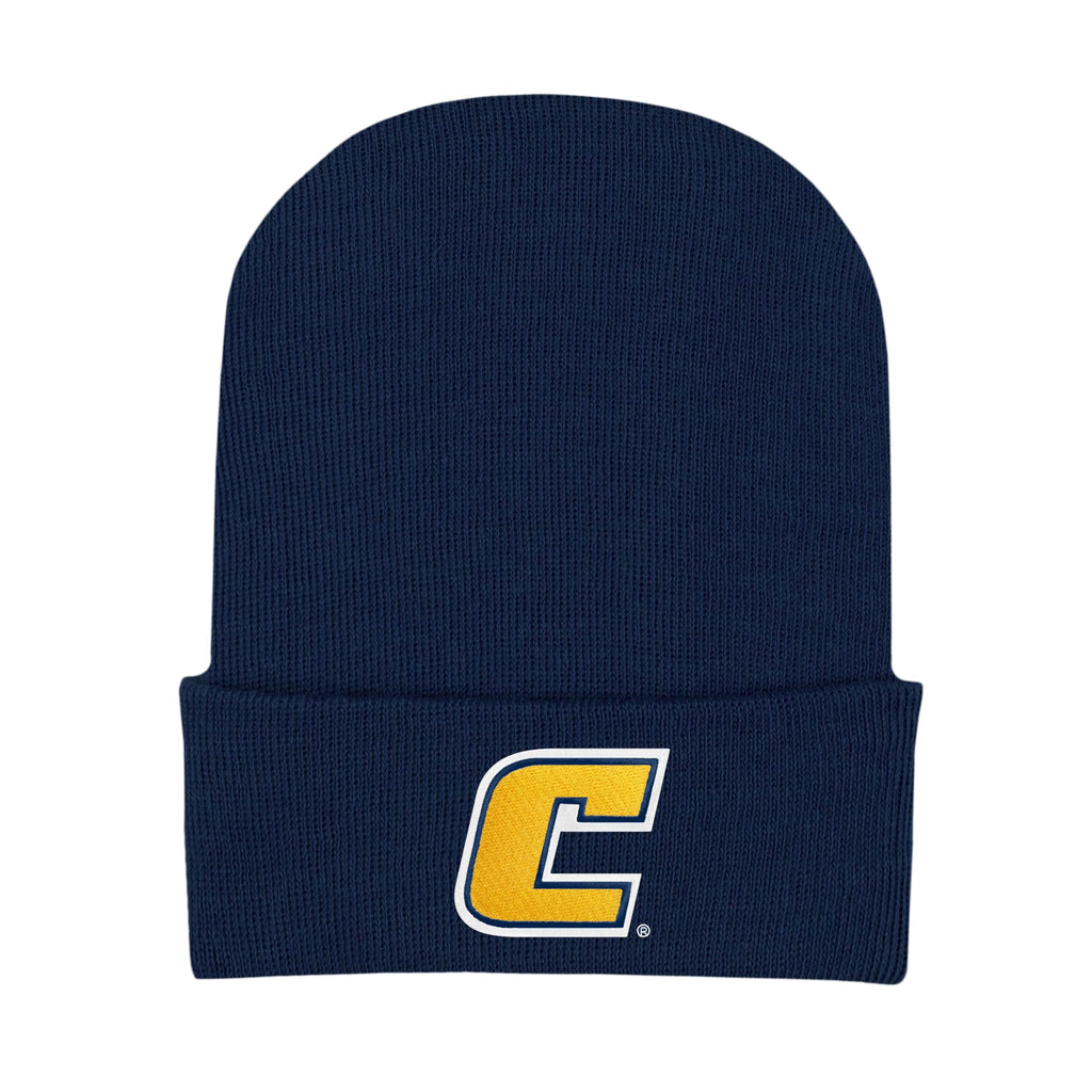 College Baby Infant Knit Cap UTC Mocs Logo - Navy - Newborn