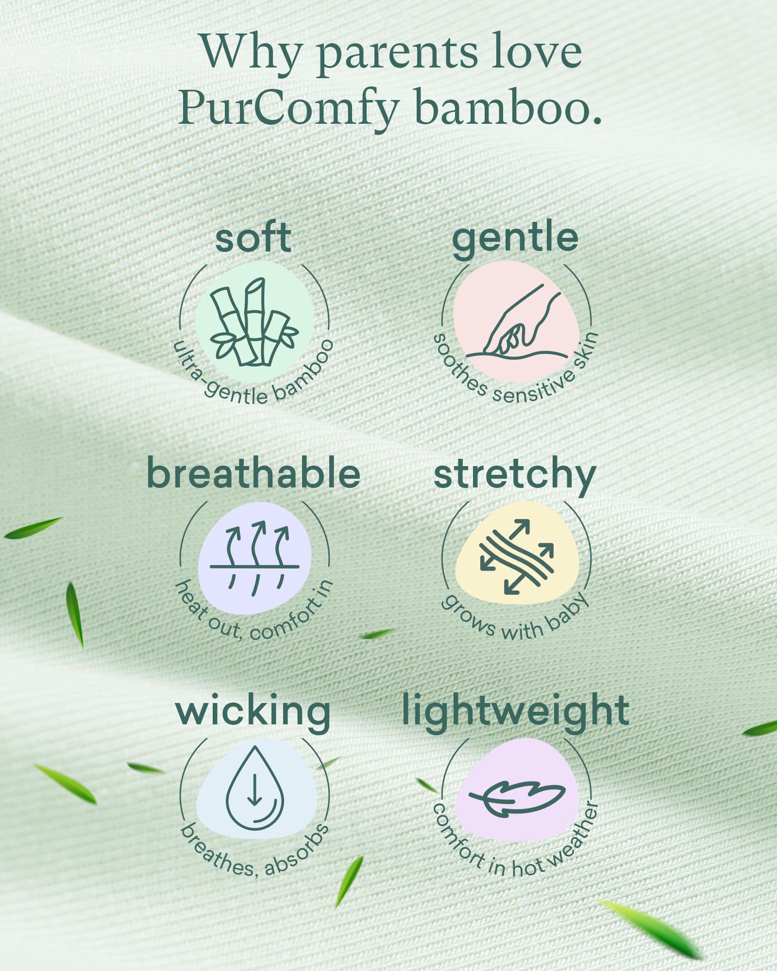 PurComfy Bamboo Viscose Baby Pants, Unisex 18-24 Months, 2-Pack