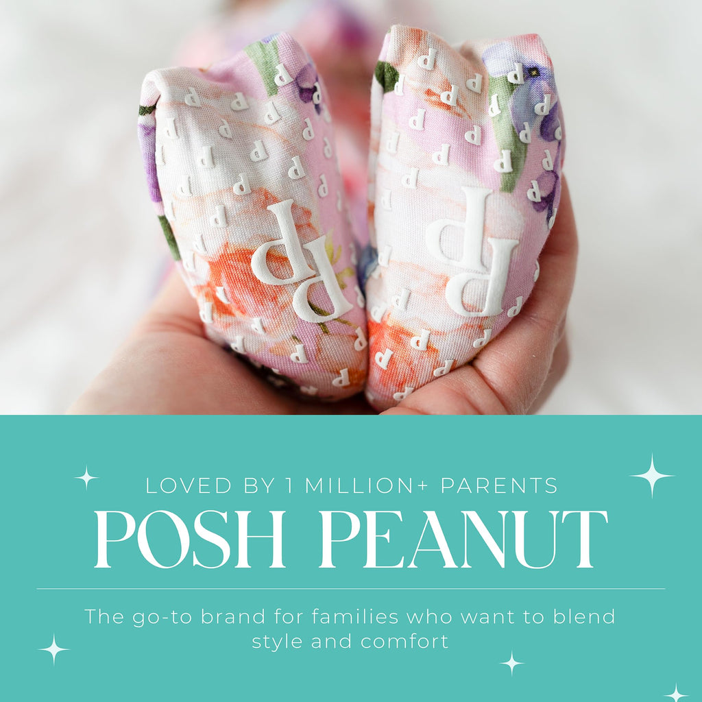 Posh Peanut Girls Convertible Baby Sleepers, Toddlers Footless Pajamas