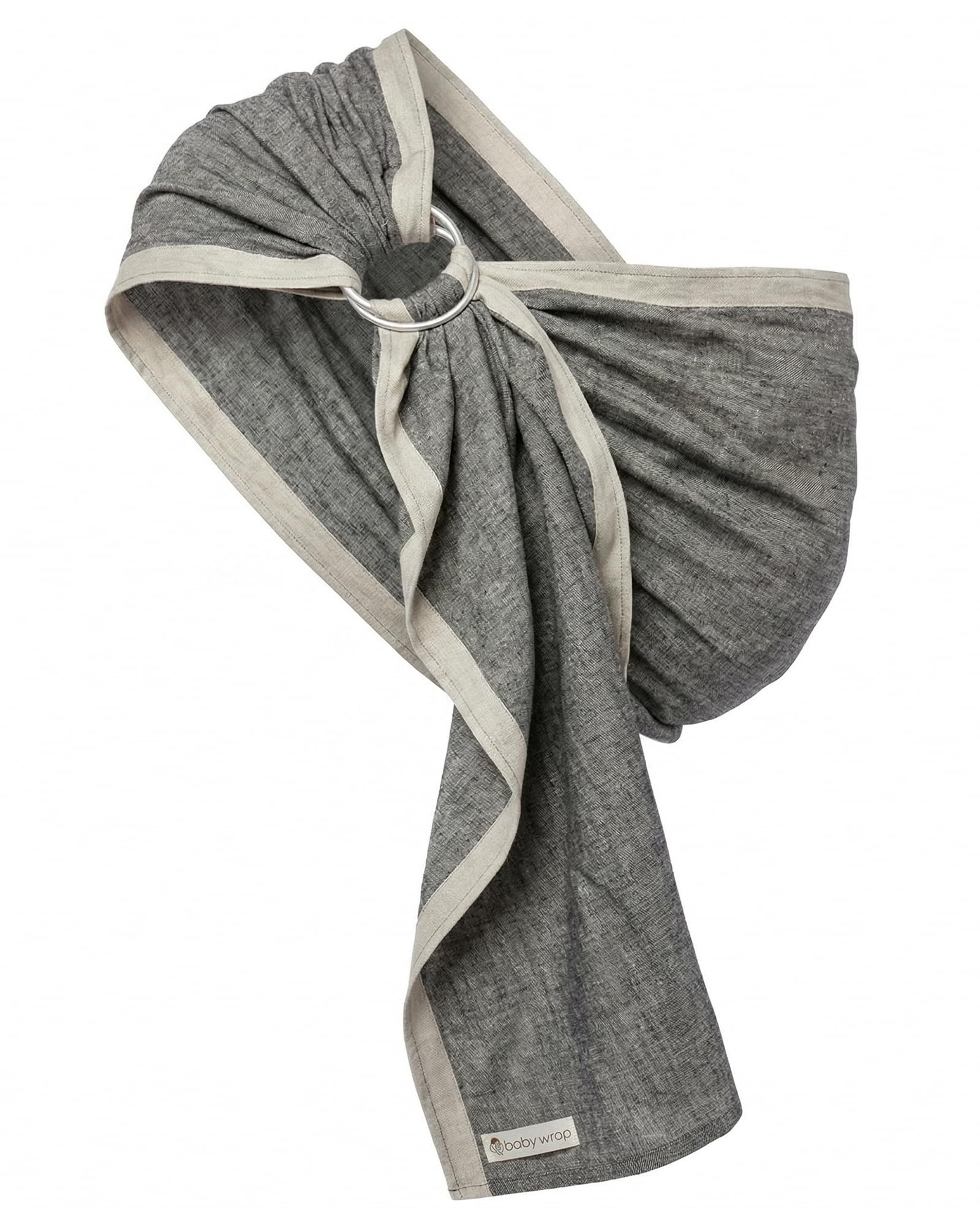 Hip Baby Wrap Ring Sling Carrier for Baby, 8-35 lbs - Midnight