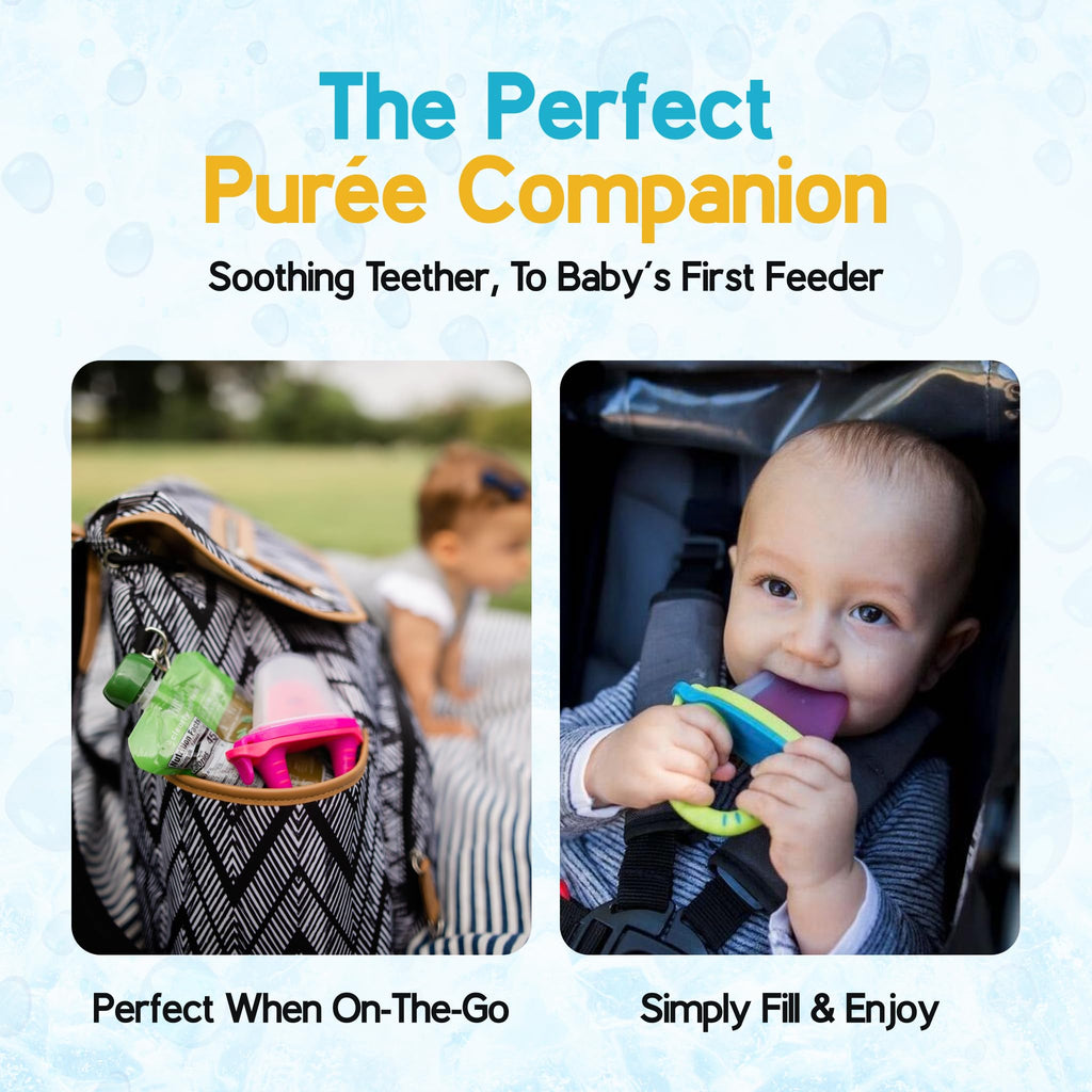 Fillable Freezer Teethers for Babies – Made in USA Teething Pacifier