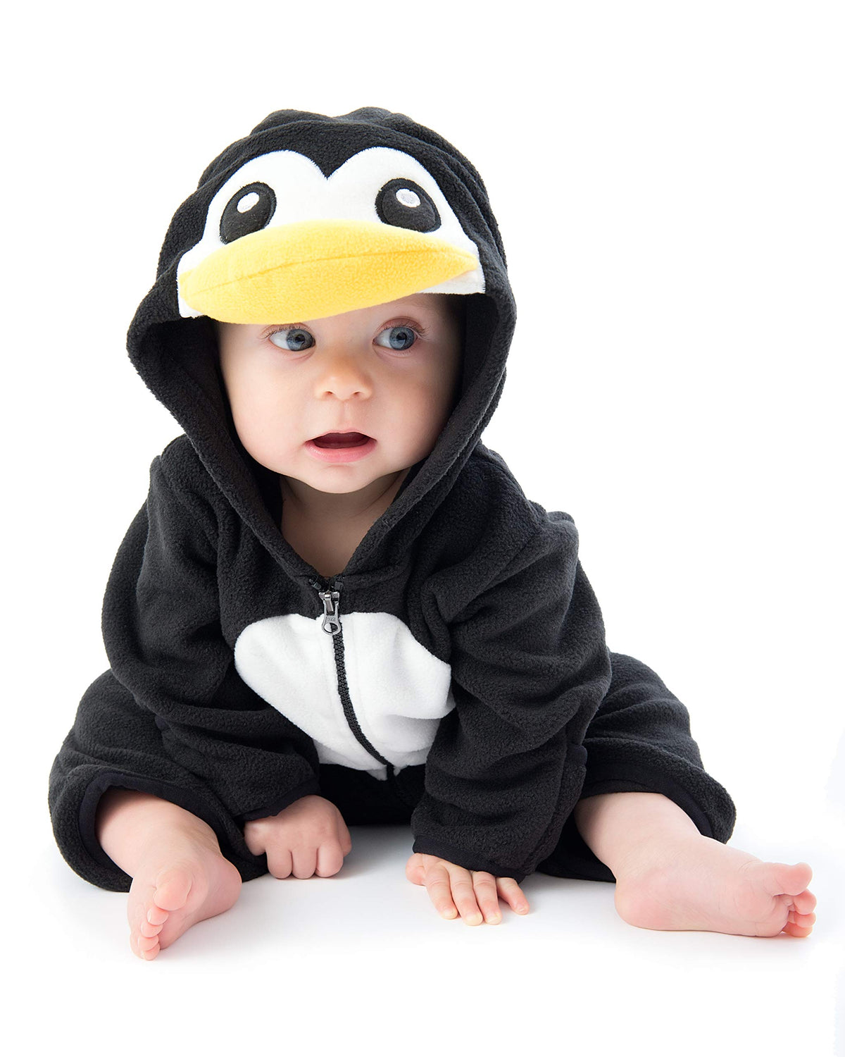 Cuddle Club Fleece Baby Bunting Bodysuit Hoodie, Newborn - 5T