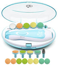 Baby Nail Trimmer 21 in 1, Usage Labeled Case & 13 Extra Replacement Tools, Royal Angels Baby Electric Nail File, Baby Nail Care, Nail Clipper Newborn Toddler Toes & Fingernails Nail Kit (Blue)