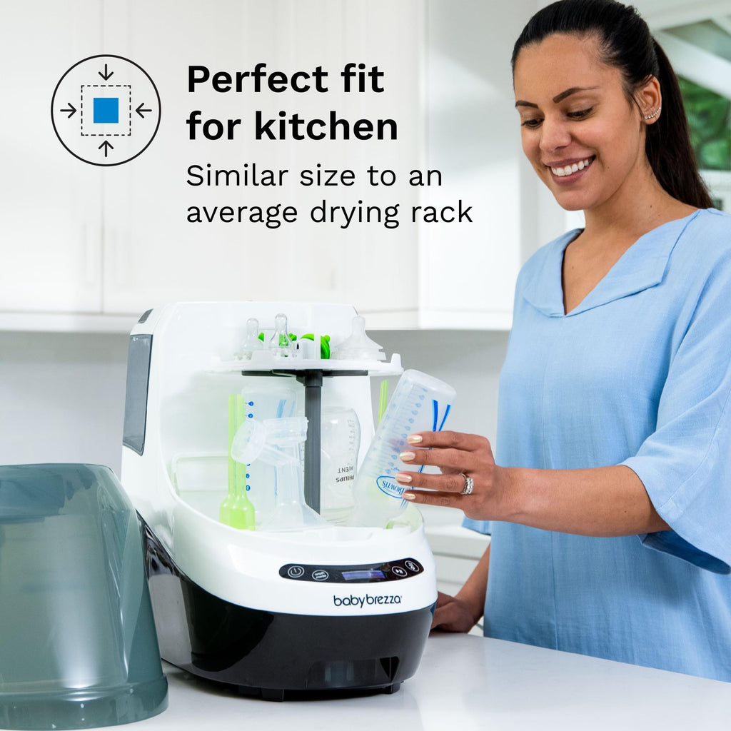Baby Brezza Baby Bottle Washer Pro - Clinically Proven Better Cleaning