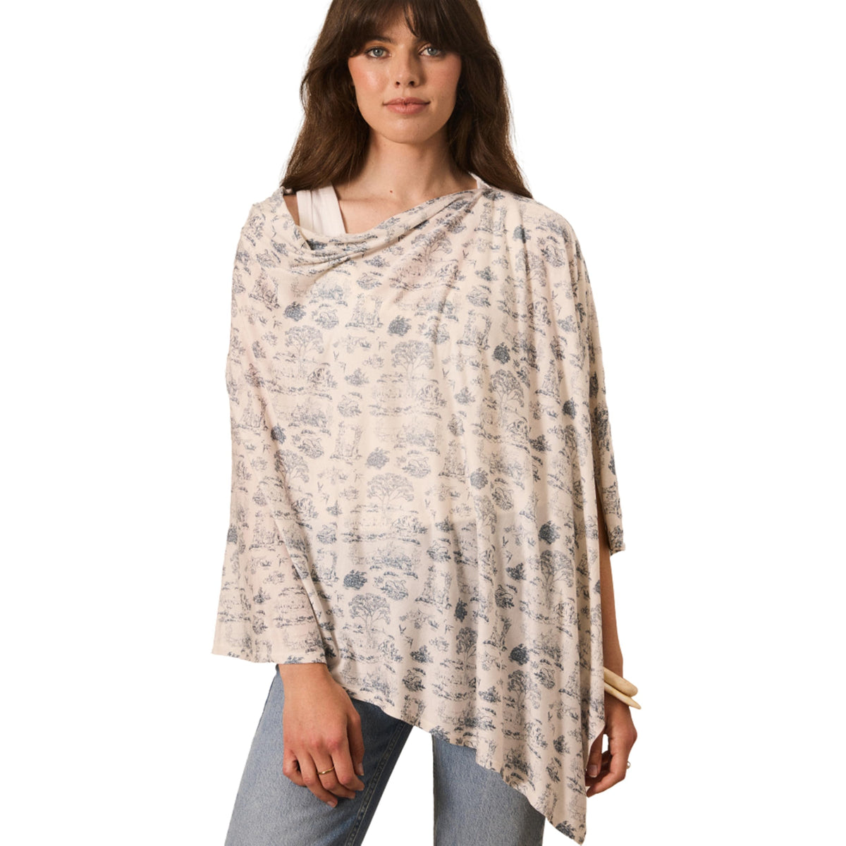 Solly Baby Nursing Cover, Breathable Breastfeeding Cover-Up, Basil