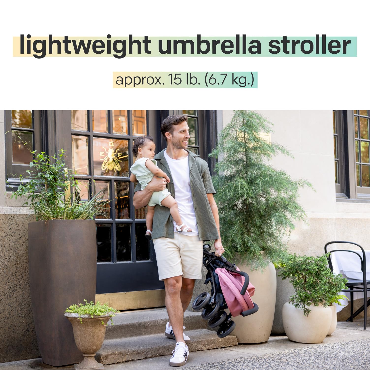 Joie Baby Tansy Umbrella Stroller, Lightweight, Compact, Reclining, Travel