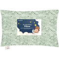Toddler Pillow with Pillowcase - 13x18 My Little Dreamy Kids Travel Bed Pillows for Sleeping, Organic Cotton Small Pillowcase, Soft & Breathable, Machine Washable, Toddlers 2-5 Years Old (DinoDood)