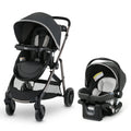 Graco Modes Element LX Travel System, 3-in-1 Carseat and Stroller Combo, Includes: SnugRide Lite LX Car Seat and Baby Stroller, 3 Modes - Infant Car Seat Carrier, Pramette, Toddler Stroller, Redmond