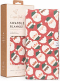 Copper Pearl Swaddle Blankets for Newborns | Soft Stretchy Receiving Blankets for Boys and Girls | Large 46 x 46 Inch Baby Blankets | Lightweight and Breathable Swaddles | Claus