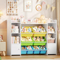 FOTOSOK Storage Organizer with 8 Bins, Organizer Bin