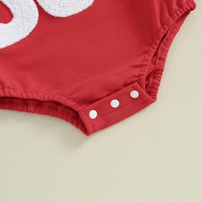 VISGOGO Newborn Infant Baby Boy Girls Oversized Romper Little Dude Sweater Onesie Coming Home Outfit Neutral Clothes