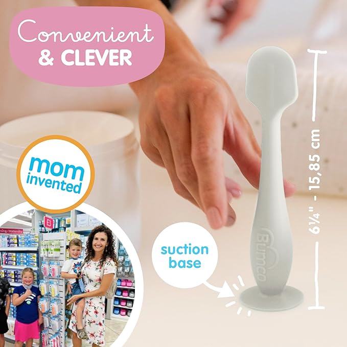 Bumco Diaper Cream Spatula - BPA-Free Diaper Bag Essentials, Soft Butt Spatula Baby, Mom-Invented Butt Paste Spatula, Bumco Diaper Cream Spatula, Flexible Diaper Cream Applicator, Bumco Baby Bum Brush