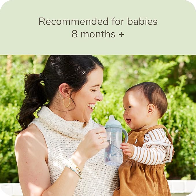 NUK for Nature Learner Cup, 10 oz, 9+ Months – BPA Free, Spill Proof Sippy Cup