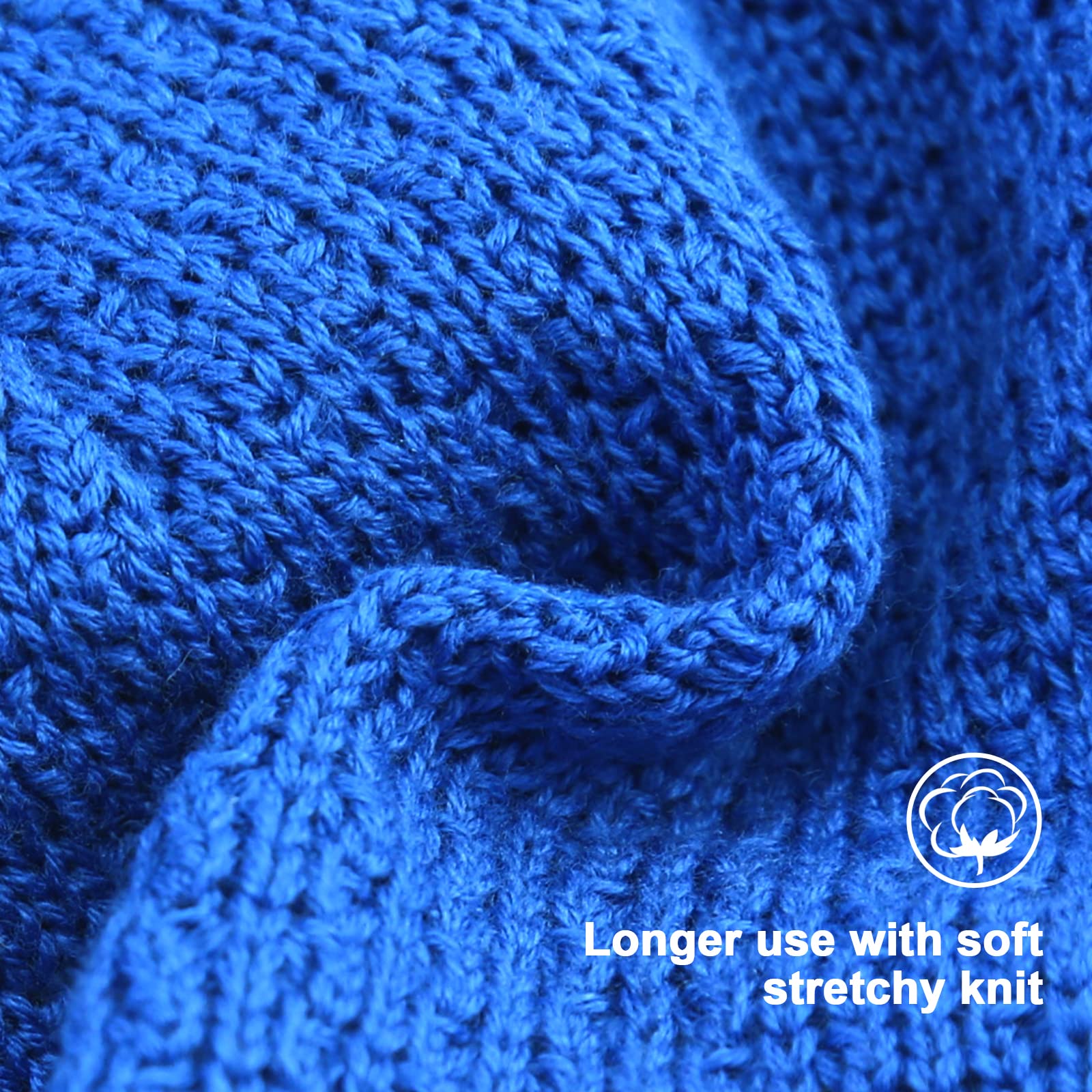 BAVST Baby Beanie Hat for Winter with Earfalp Cute Bear Kids Toddler Girls Boys Warm Knit Cap 0-2Years