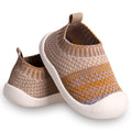 Baby First-Walking Shoes 1-4 Years Kid Shoes Trainers Toddler Infant Boys Girls Soft Sole Non Slip Cotton Mesh Breathable Lightweight Slip-on Sneakers Outdoor(Yellow,5 Toddler) T16