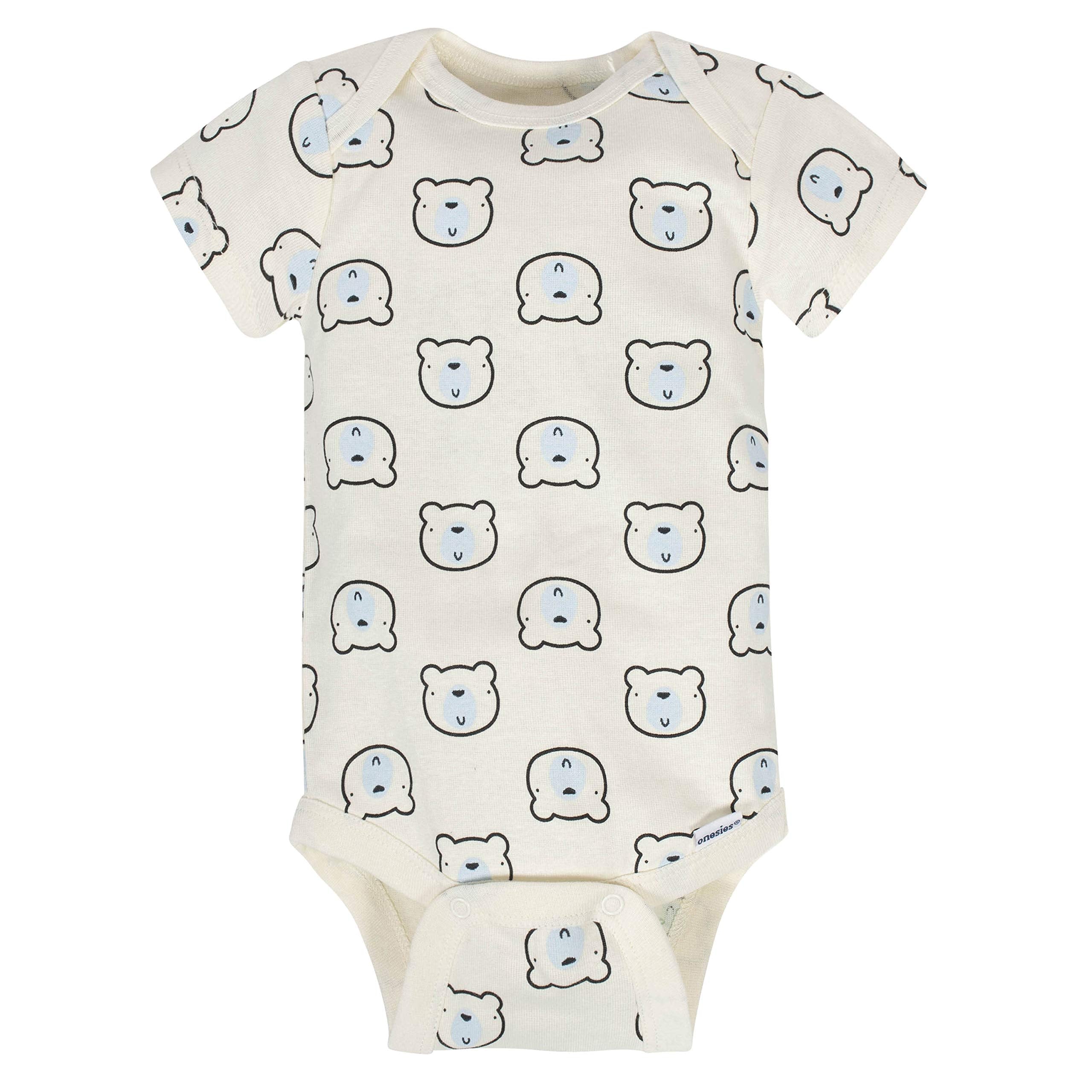 Gerber Baby Boys 8-pack Short Sleeve Onesies Bodysuits And Toddler T-Shirt Set, Bear, 3-6 Months US