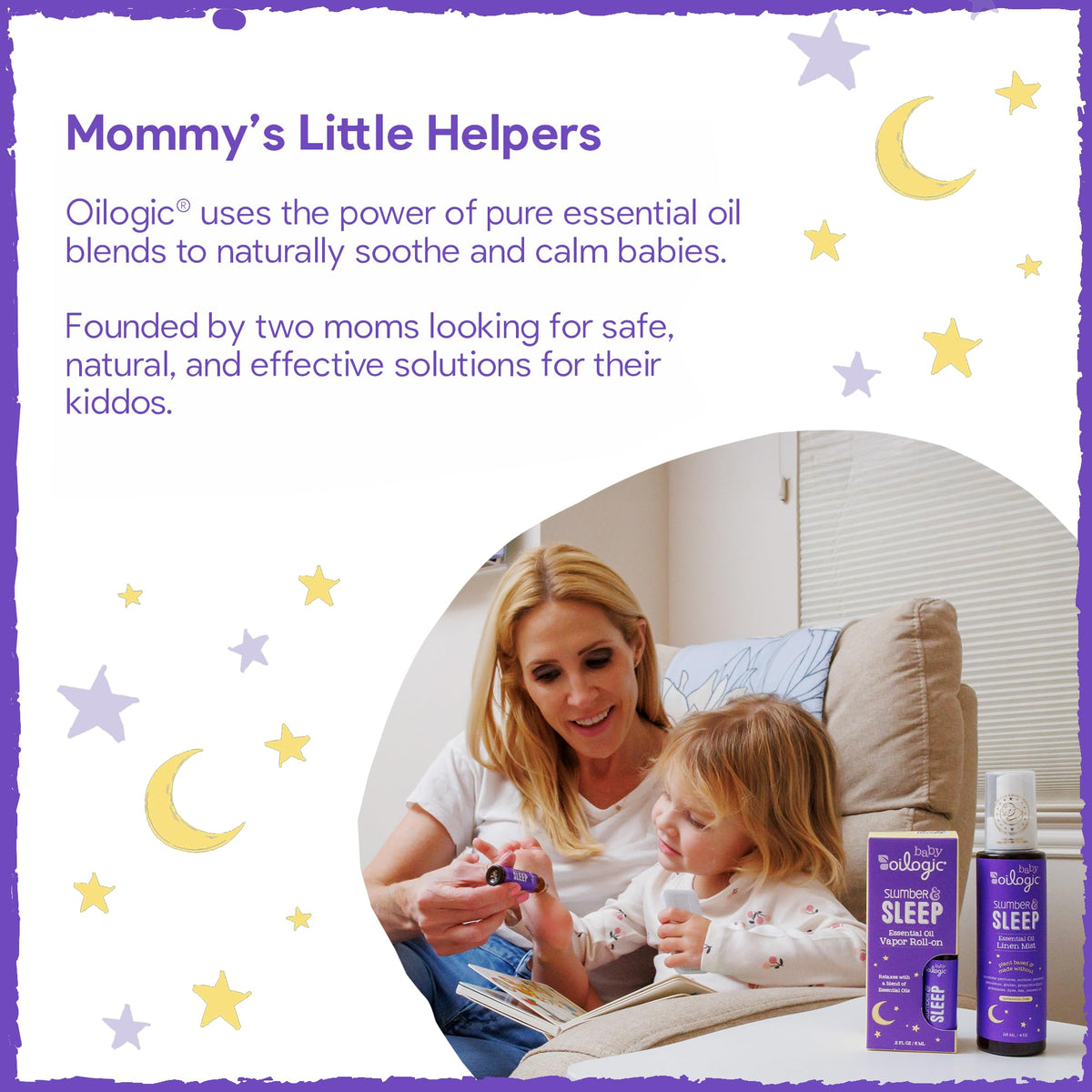 Oilogic Slumber & Sleep Bath Baby Essentials Gift Set - Baby Care Products
