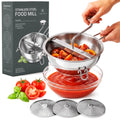 Hungry Artisan Stainless Steel Food Mill for Tomato Sauce & Canning