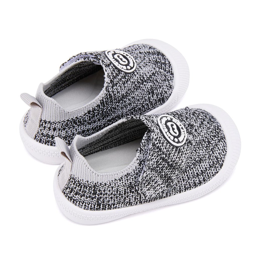 BMCiTYBM Baby Walking Shoes Infant Sneakers Unisex Grey Size 6-12 Months