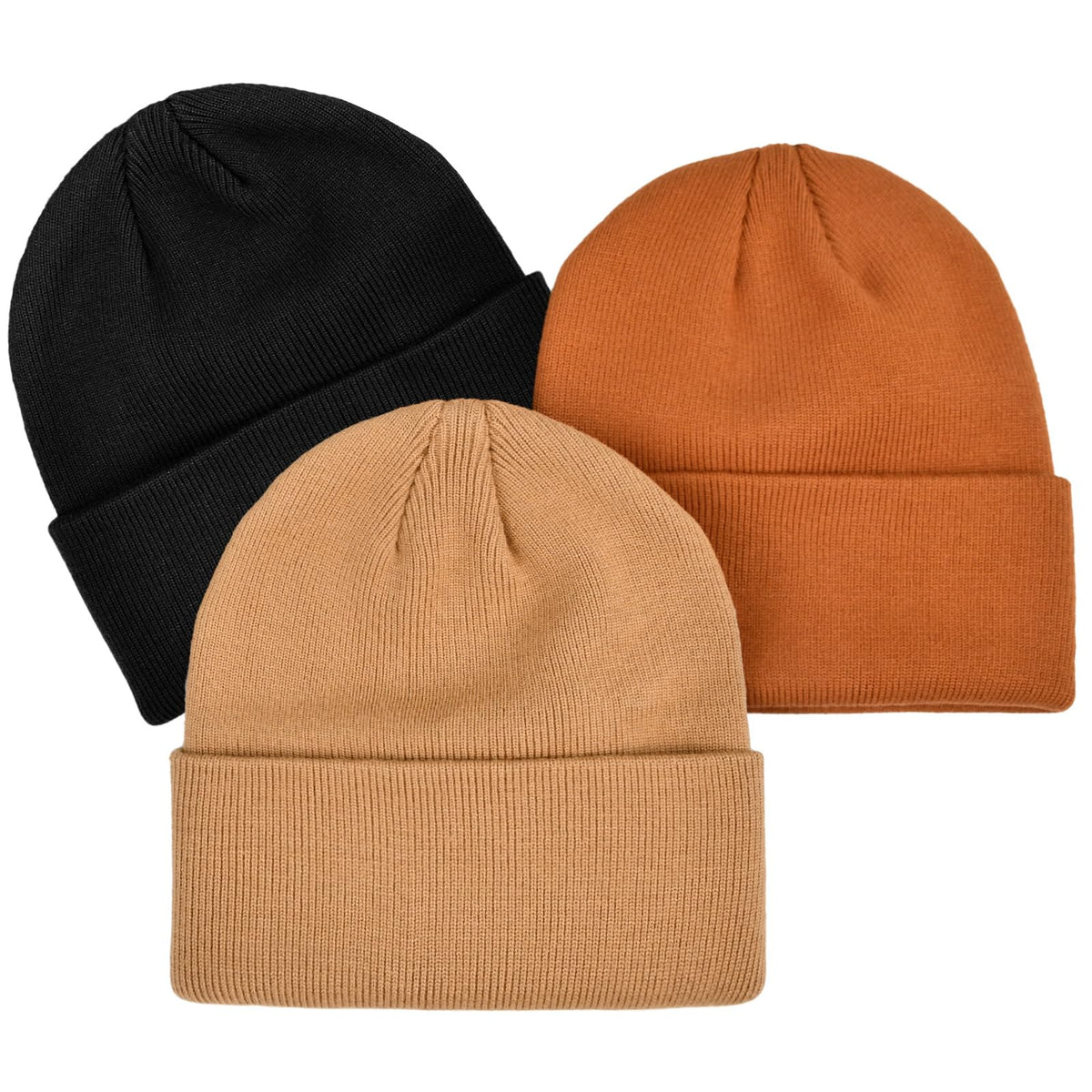 Rosoz Toddler Beanie Boys Girls Baby Knit Warm Beanies Kids Children Winter hat Caps