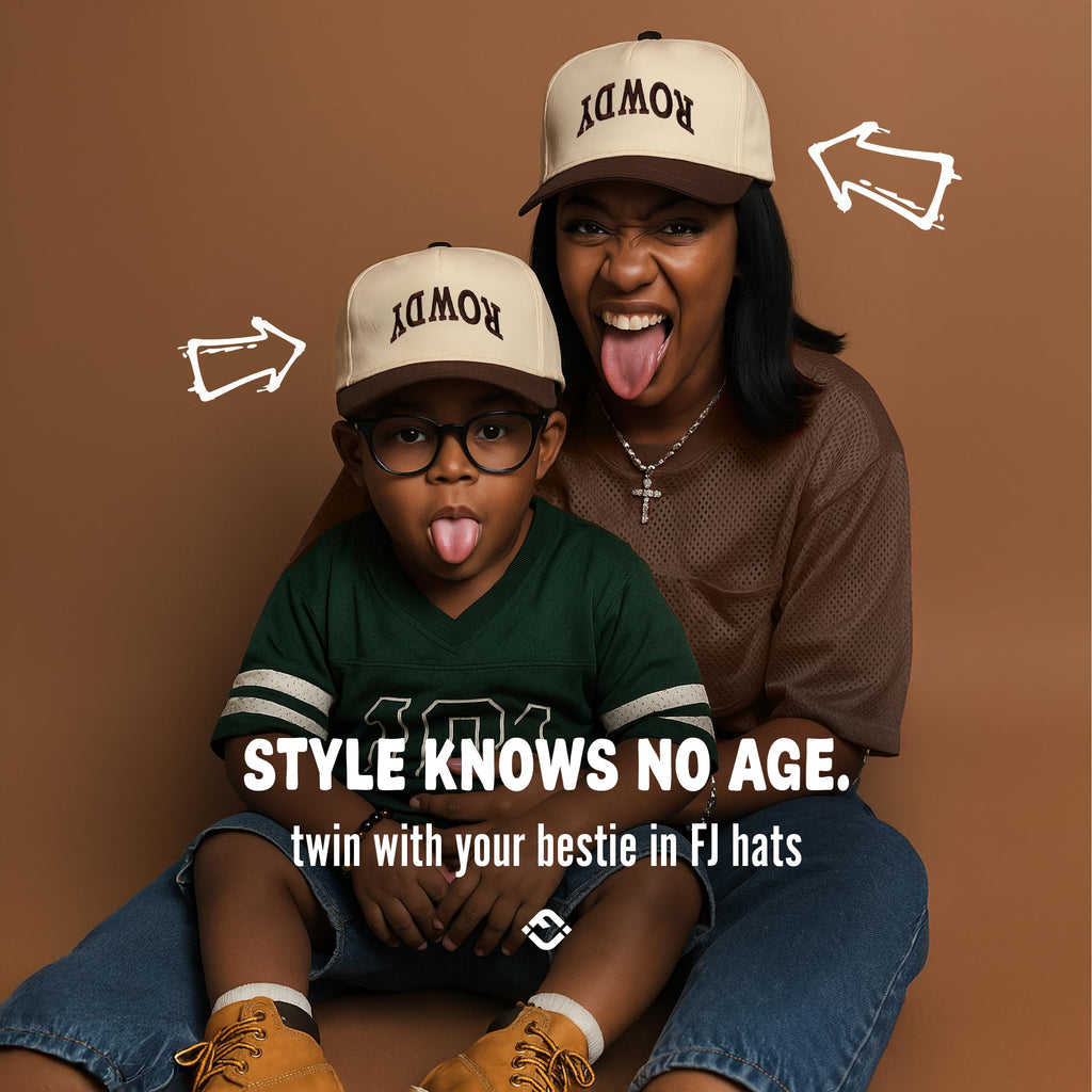 Toddler 2 Tone Trucker Snapback Hat - Rowdy Upside Down - Brown/Beige