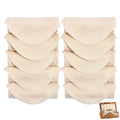 10-Pack Organic Cotton Baby Washcloths, Ultra-Soft, Lightweight, Multicolor