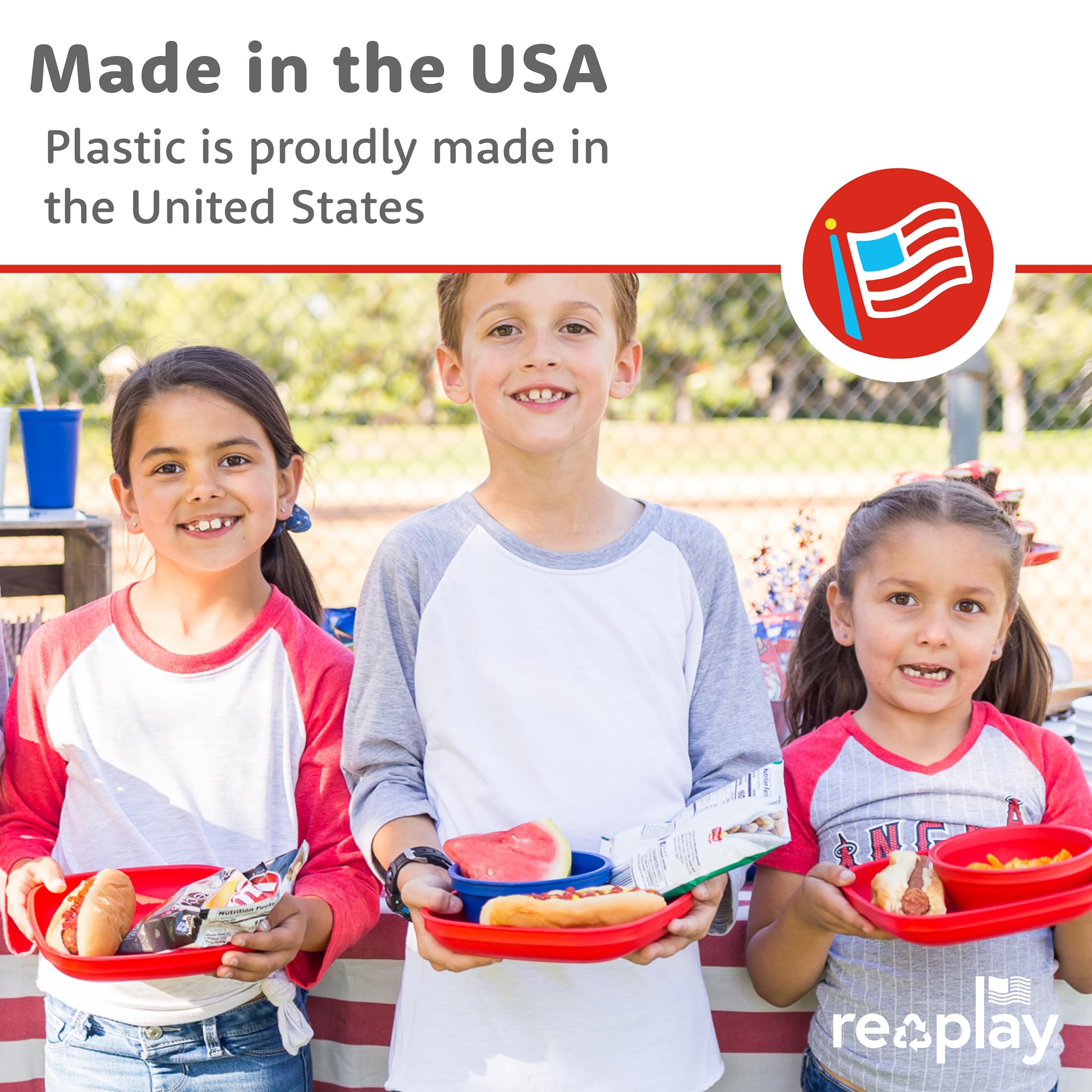 Re-Play Toddler Plates - 9 In and Bowls - 20 Oz. - Kids Plates and Bowls, Microwave and Dishwasher Safe - Set of 4x4 - Sage