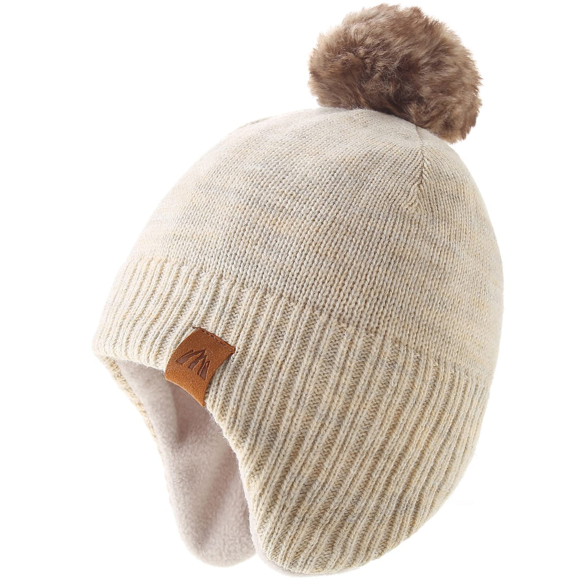 Moon Kitty Toddler Winter Hats for Boys Baby Boy Beanie Hats Earflap