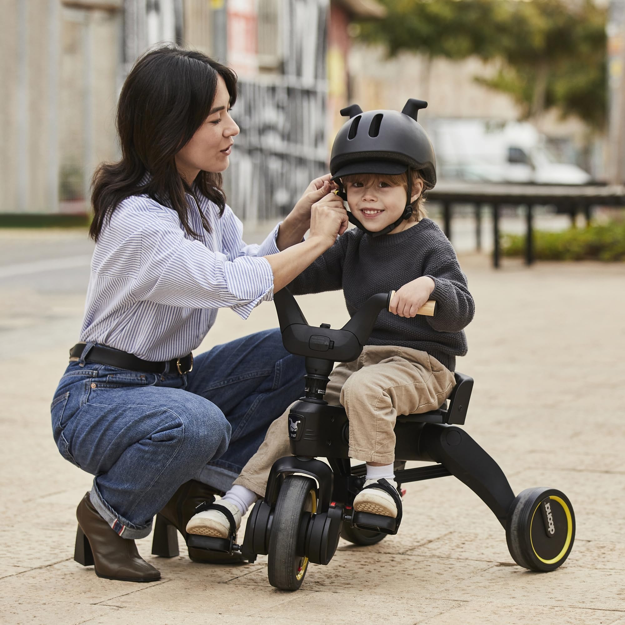 Doona Liki Trike S5, Racing Green - 5-in-1 Compact, Foldable Tricycle - Suitable for Toddlers 10 to 36 Months