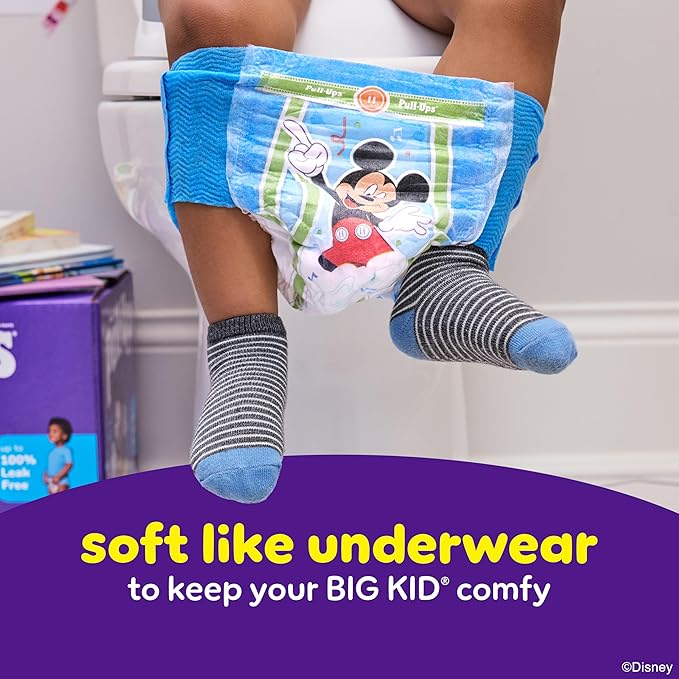 Pull-Ups Boys' Potty Training Pants, Size 5T-6T Training Underwear (46-60 lbs), 48 Count