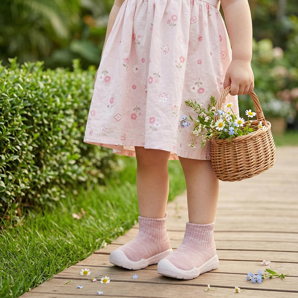 MORENDL Toddler Sock Shoes Baby Walking Shoes Infant Slippers Boys & Girls Non-Slip Sneakers