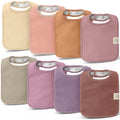 KeaBabies 8-Pack Organic Baby Bibs for Boys, Girls Drool Bibs (Dawn)