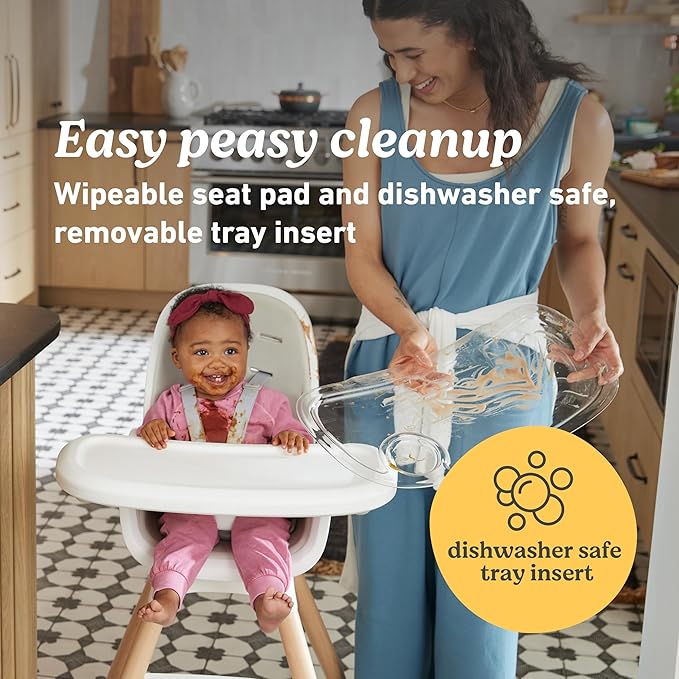 Graco Table2Table Lux Highchair, 6 Growing Stages from Infant High Chair to Big Kid Chair and Table, Rhodes