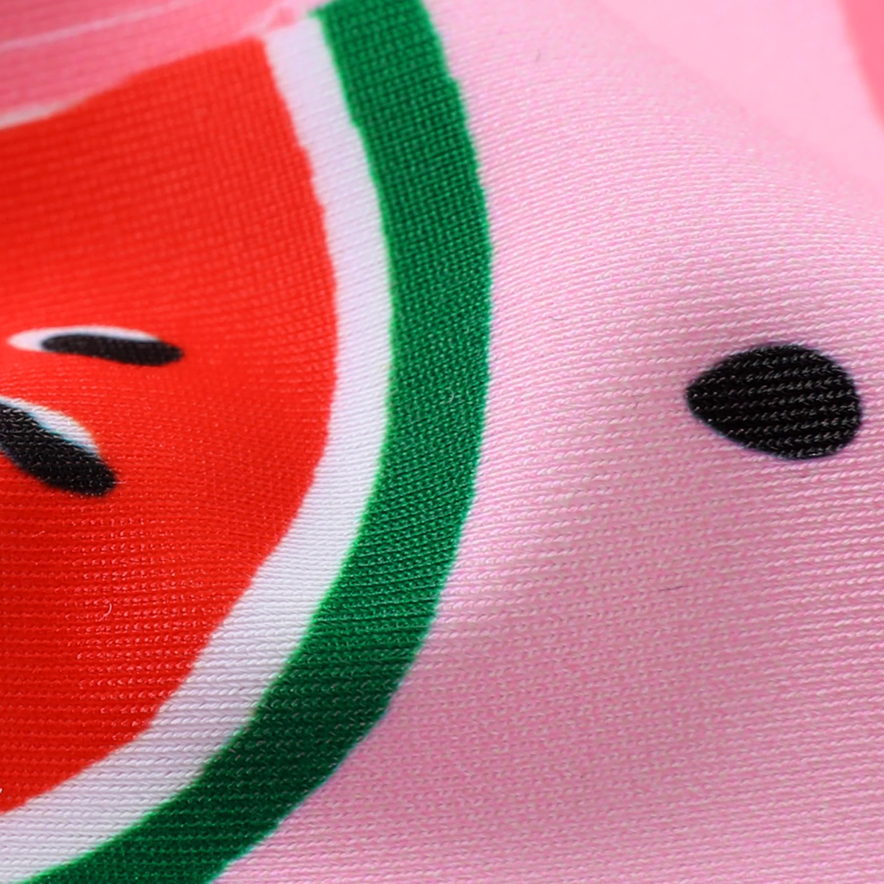 Happy Town One-Piece Infant Toddler Baby Girl Summer Swimsuit Watermelon Leopard Ruffle Swimwear Bikini Bathing Suit (Pink Watermelon, 3-6 Months)