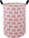 Round Laundry Hamper Storage Basket Laundry Organizer Hamper Storage Bins Clothes and Toys Box Nursery Hamper Gift Basket For Kids with Handles