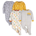 Gerber Unisex Baby 4 Pack 'N Play Footie And Toddler Sleepers, Southwest, Newborn US
