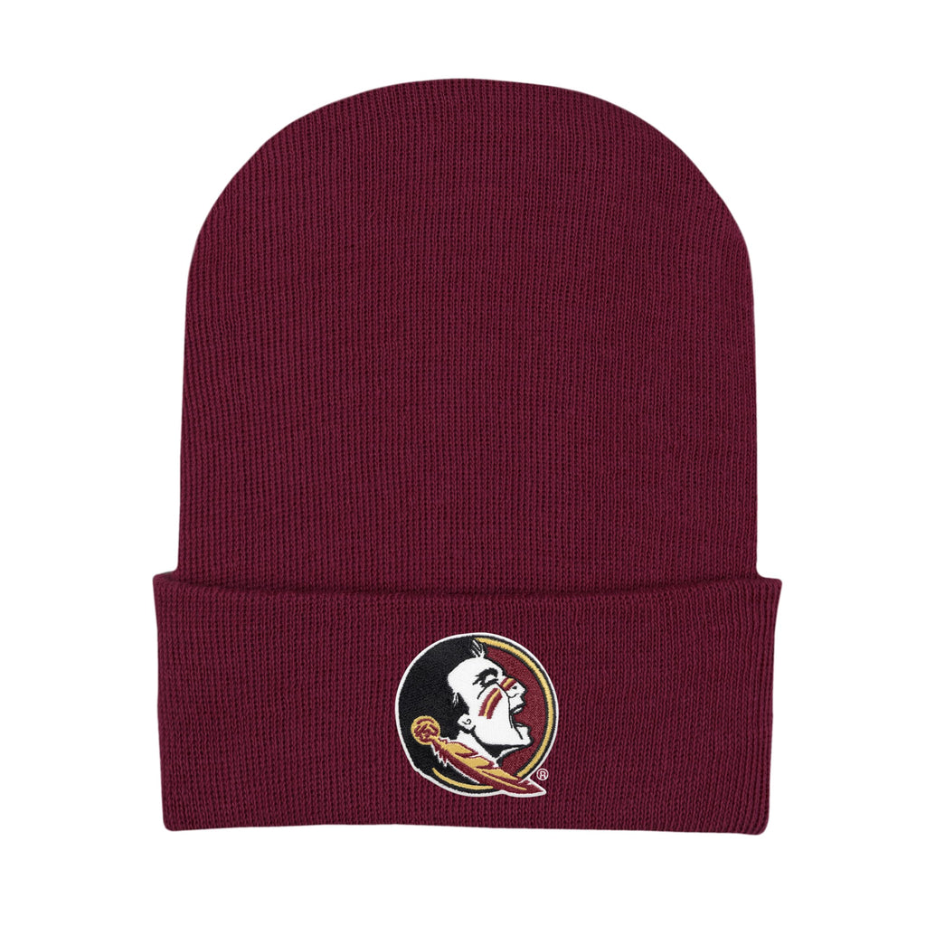 Creative Knitwear College Baby Infant Knit Cap Florida State Seminoles Logo - Garnet - Preemie