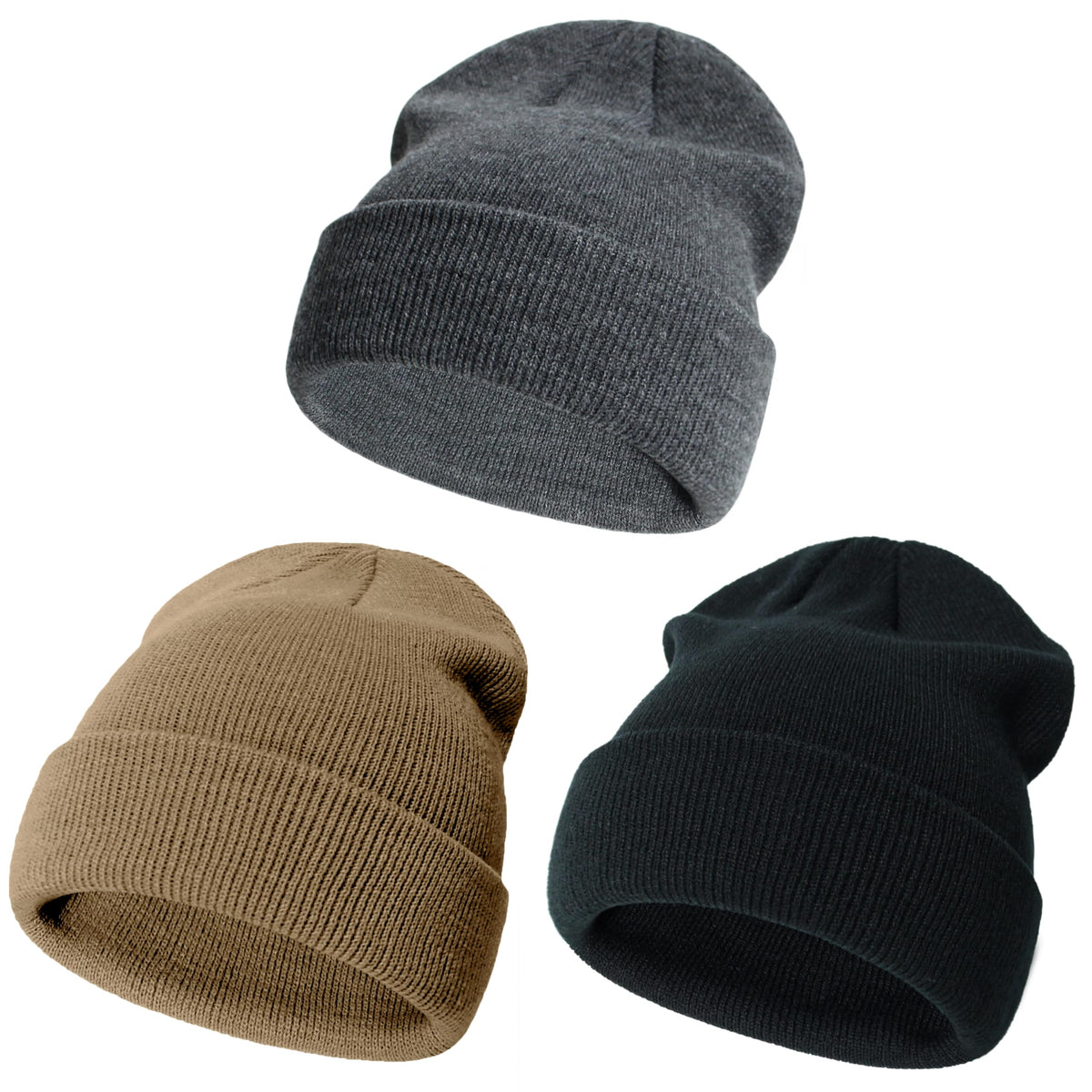 YMYDYFC Baby Beanie 3Pack Toddler Beanie Baby Winter Hats Boy&Girl 0-6Years