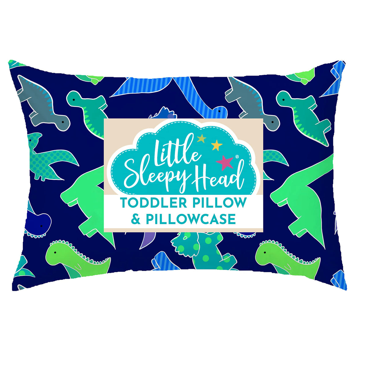 Toddler Bed Pillow with Cotton Pillow Case – 13x18 Kids Pillows for Sleeping, School, Travel & Daycare – Hypoallergenic Toddler Pillow 2 Year Old to 5 with Envelope Pillowcase (Checkers Black)