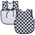 BapronBaby Black Checkerboard Baby Led Weaning Infant Bib Toddler 6M-3T