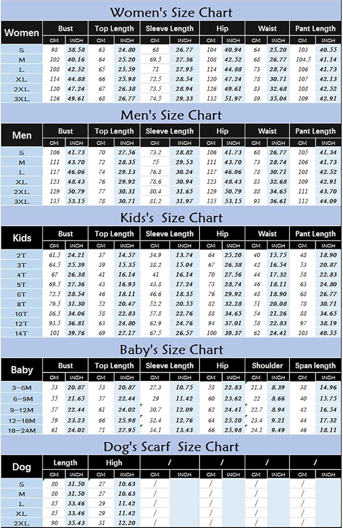 Awoscut Family Christmas Pajamas Matching Pajamas for Family, Xmas PJs Sets Holiday Sleepwear