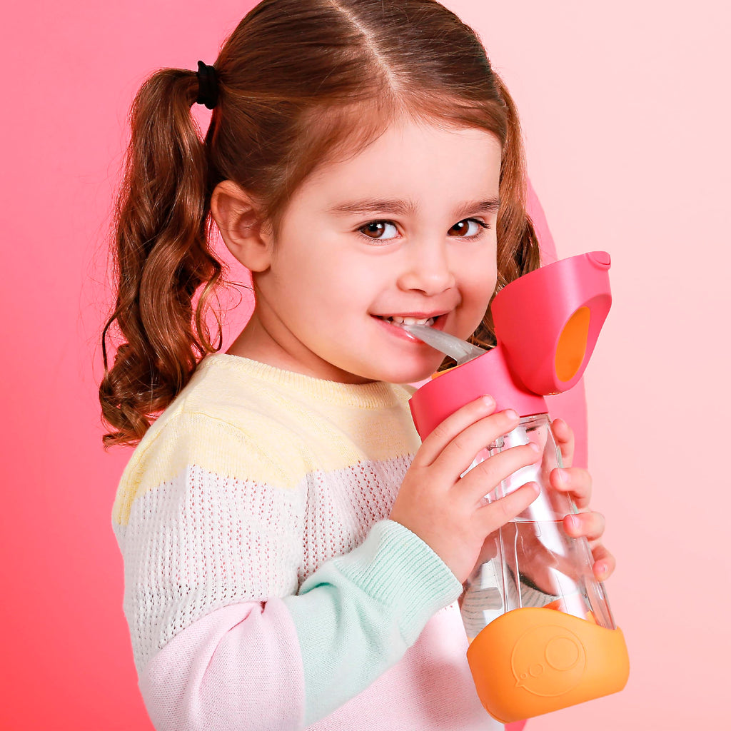 b.box Tritan™ Kids Water Bottle with Straw, 15 oz Toddler Water Bottle