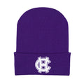 College Baby Infant Knit Cap Holy Cross Crusaders Logo - Purple - Newborn