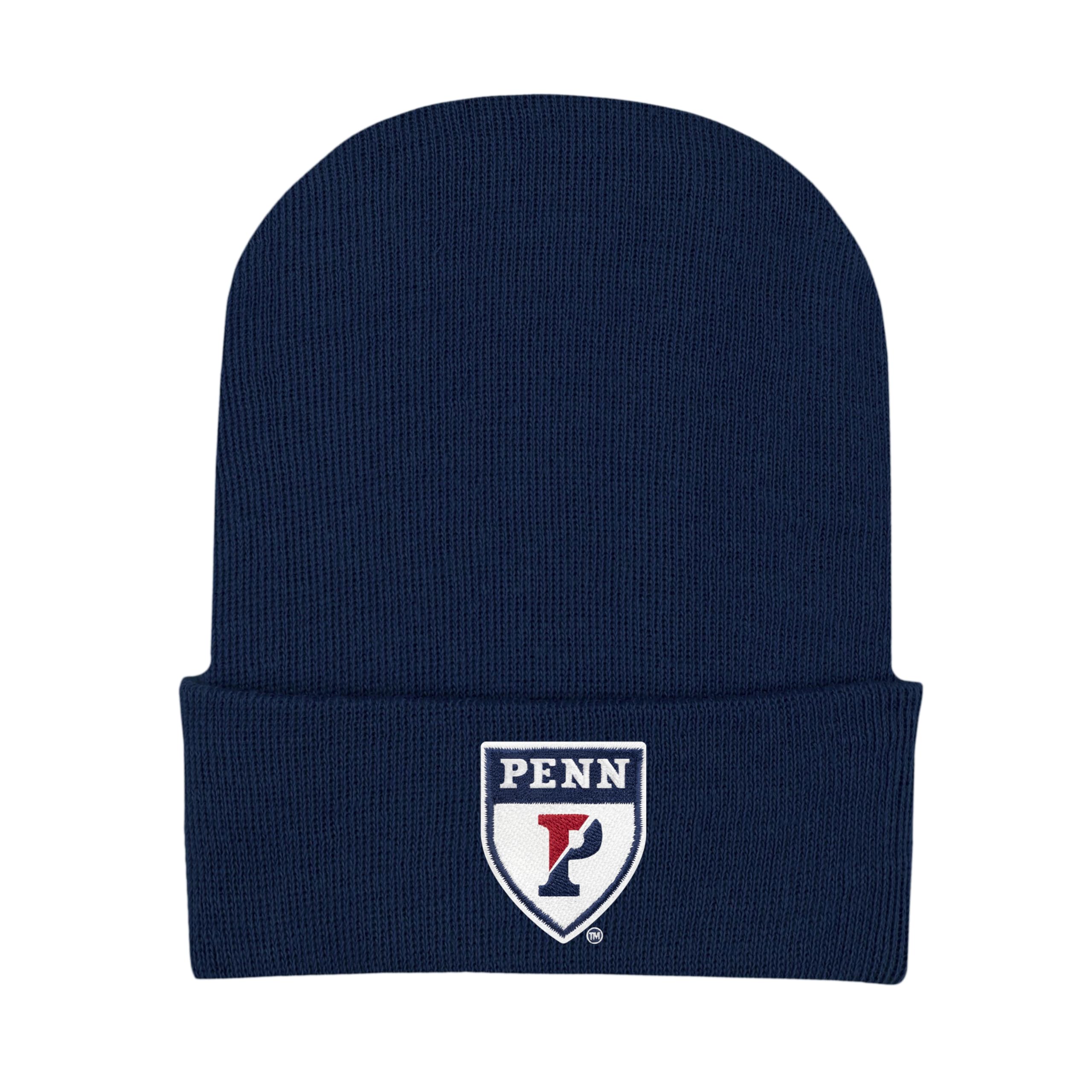 College Baby Infant Knit Cap Pennsylvania Quakers Logo - Crimson - Newborn