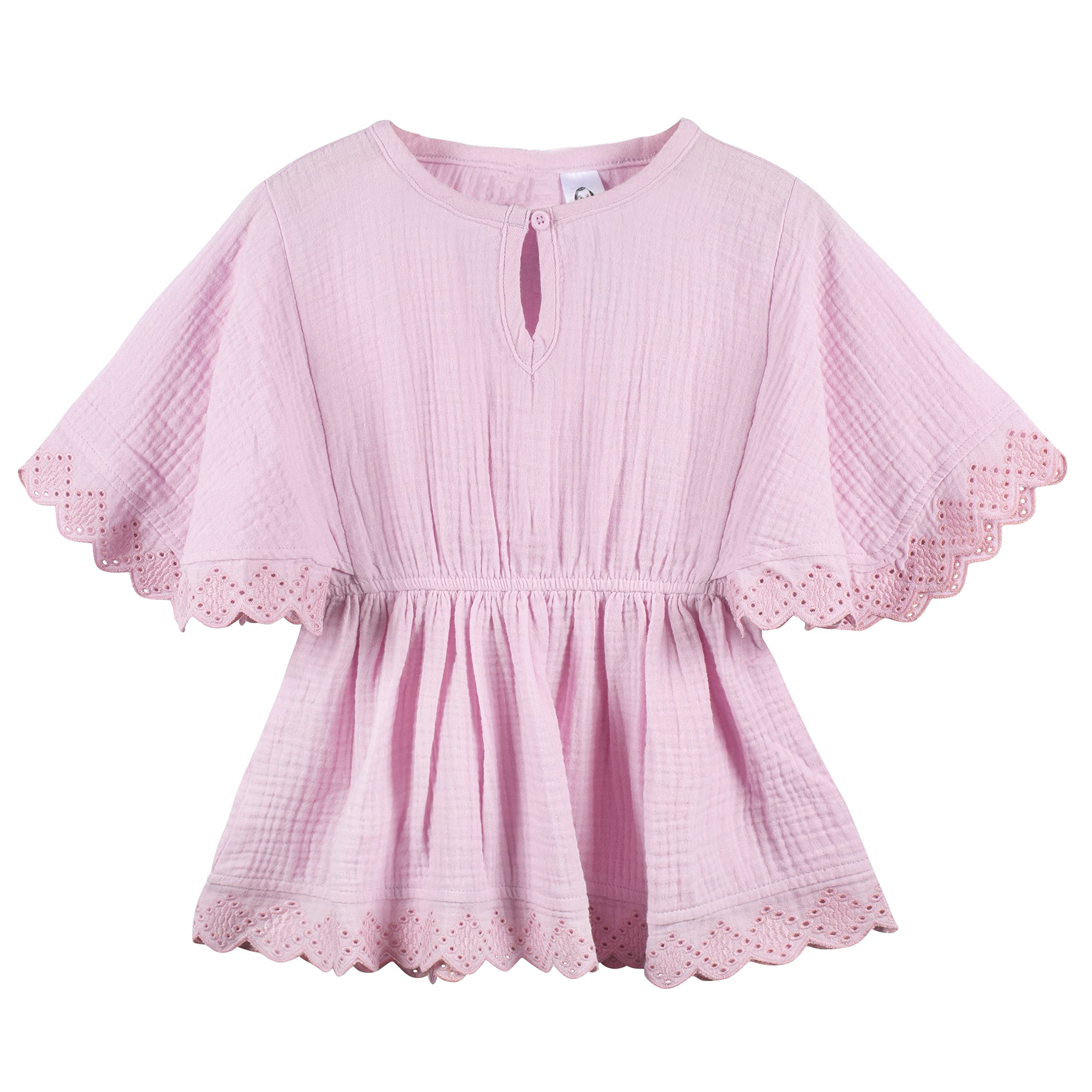 Gerber Baby Girls Toddler Kaftan Swimwear Cover Up, Light Pink, 3-6 Months US