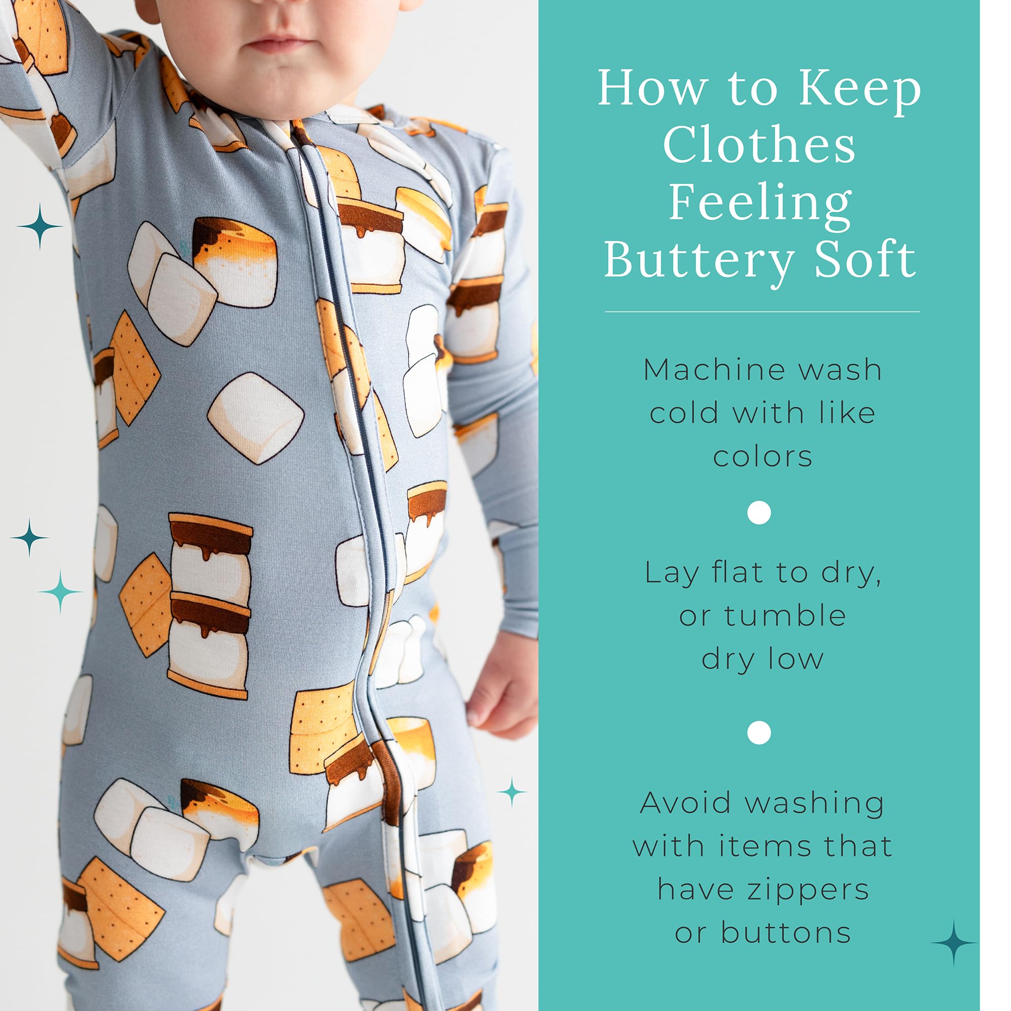 Posh Peanut Convertible Baby Sleepers, Boy Toddlers Footless Pajamas