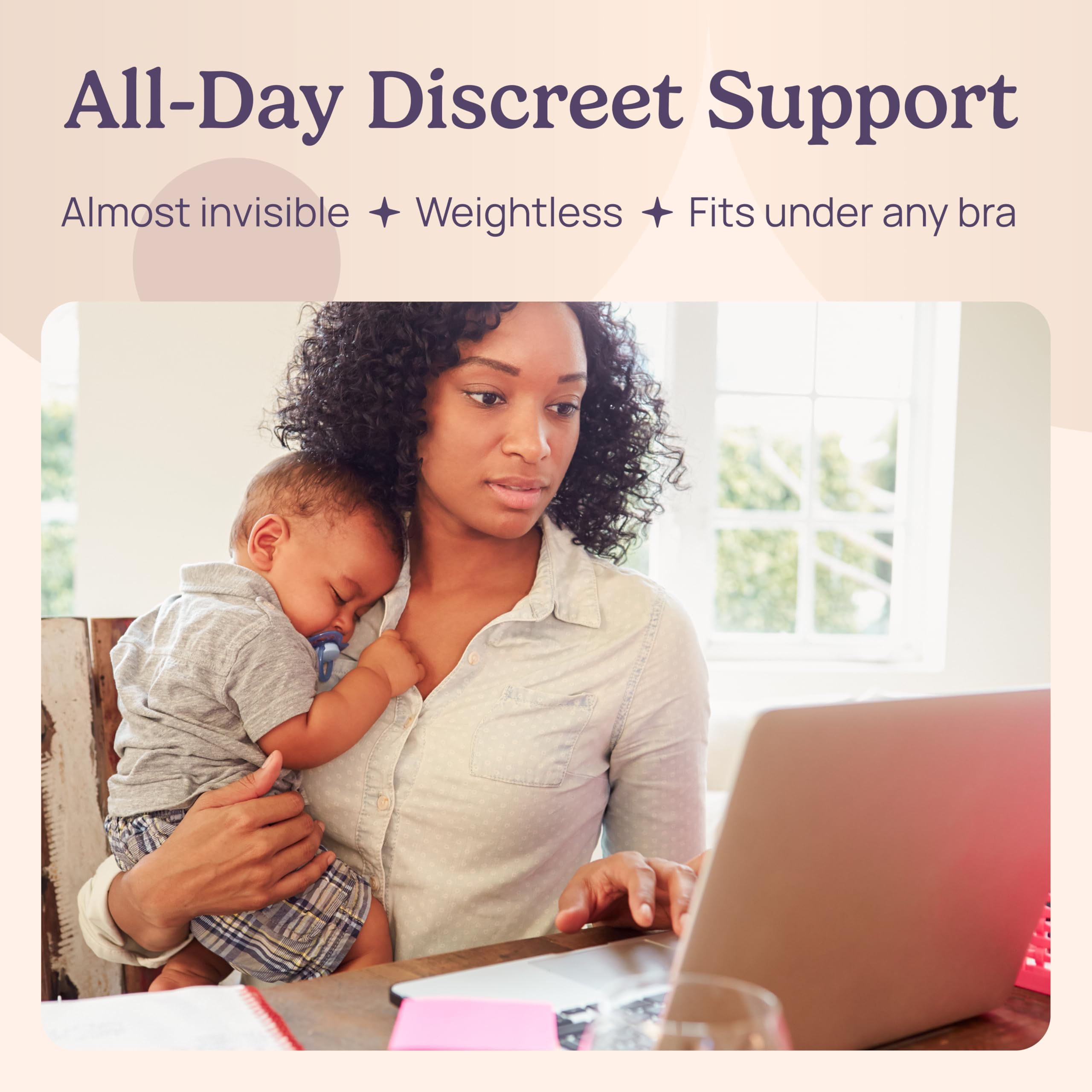 LOMOLY Silver Nursing Cups: Pure 999 Silver Nipple Shield to Relieve Soreness; Silver Nipple Covers Breastfeeding Set w/Breast Shells, Silicone Rings, and Hands-Free Breast Pump