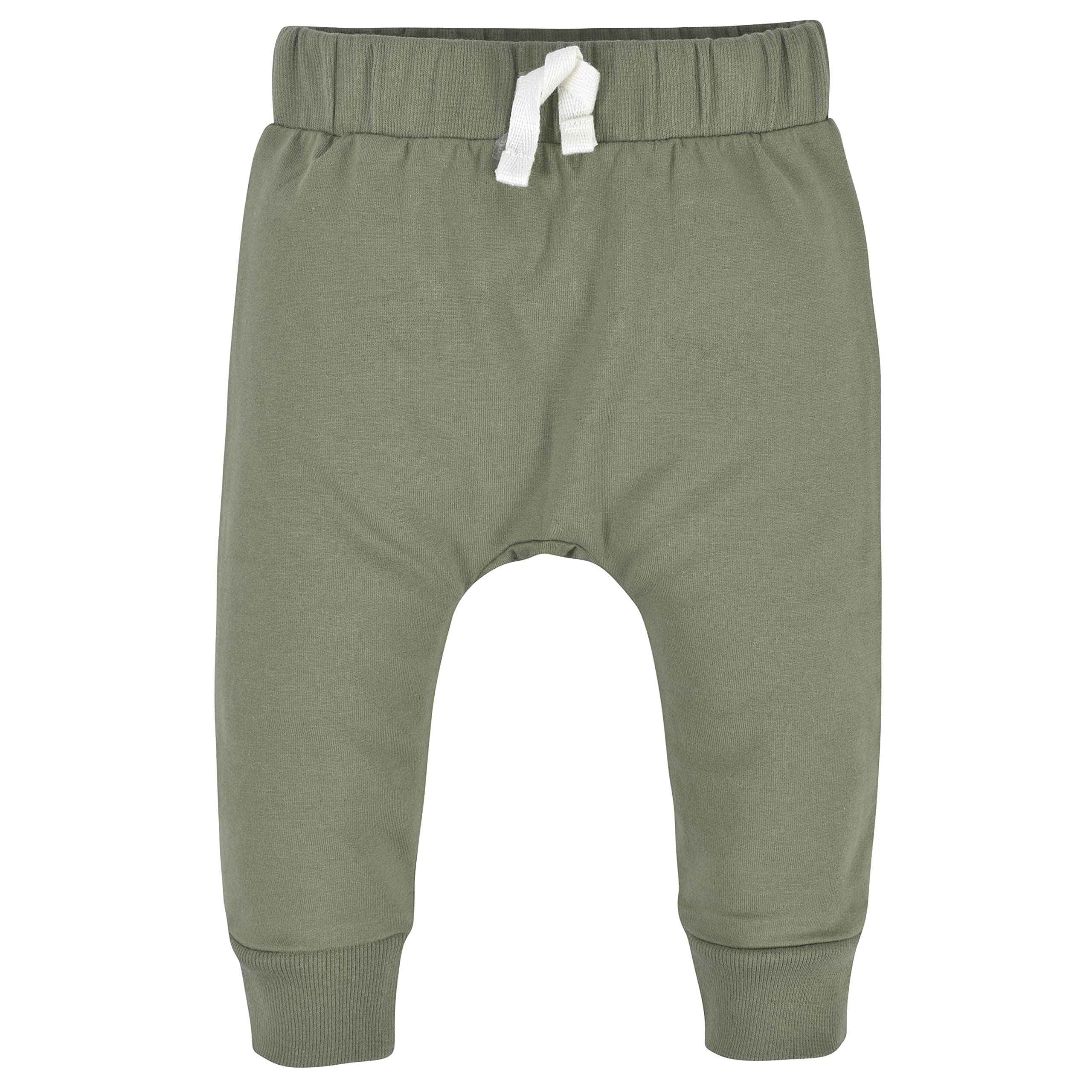 Gerber Baby Boys Toddler 3-Pack Jogger Sweatpants, Green/Black, 5T US