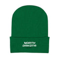 College Baby Knit Cap North Dakota Fighting Hawks Logo - Kelly - Newborn