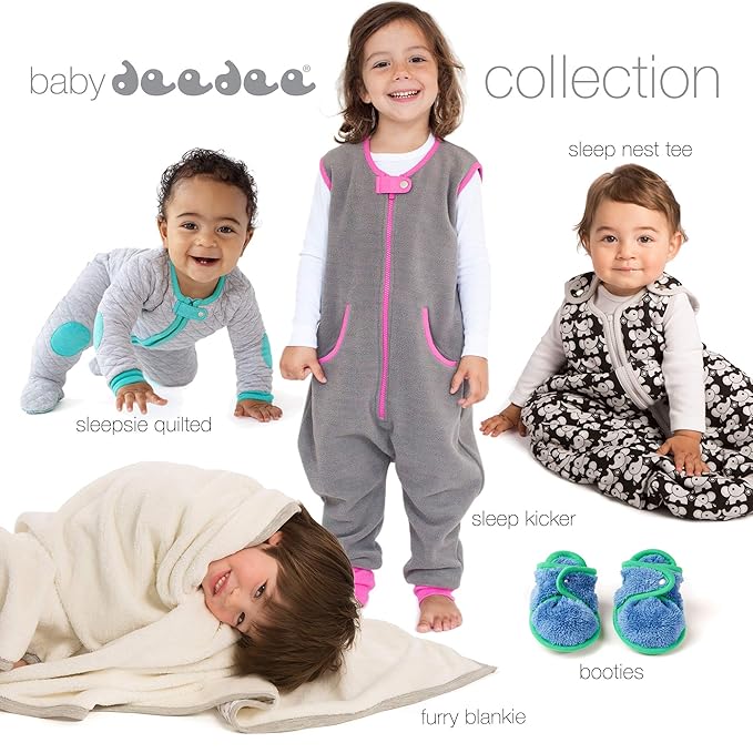 baby deedee Sleep nest Teddy Baby Sleeping Bag Sack for Boys and Girls Infants and Newborns, Soft Blue, Medium (6-18 Month)